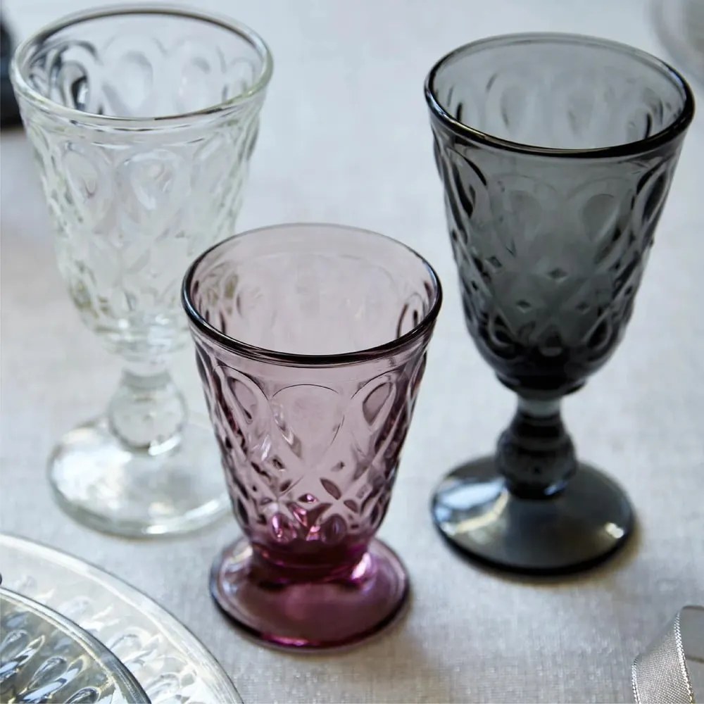 Lyonnais sötétszürke borospohár, 230 ml - La Rochère