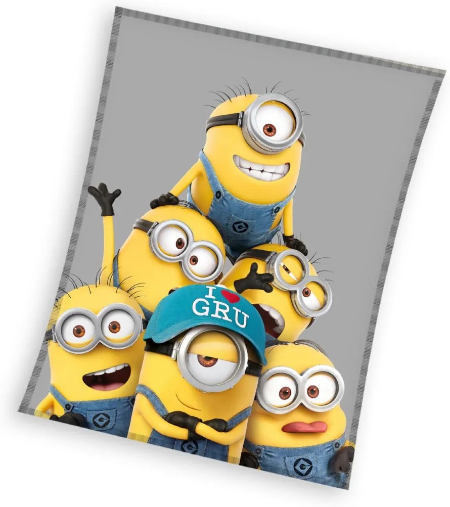 Minyonok Pyramid coral fleece polár takaró 150x200cm