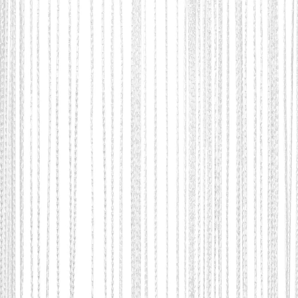 2 db fehér zsinórfüggöny 100 x 250 cm