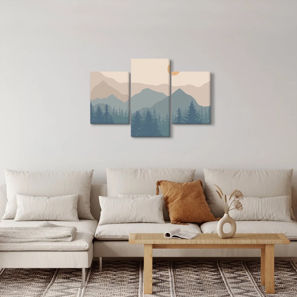 Kép - Türkiz hegység N⁰1 (90x60 cm)