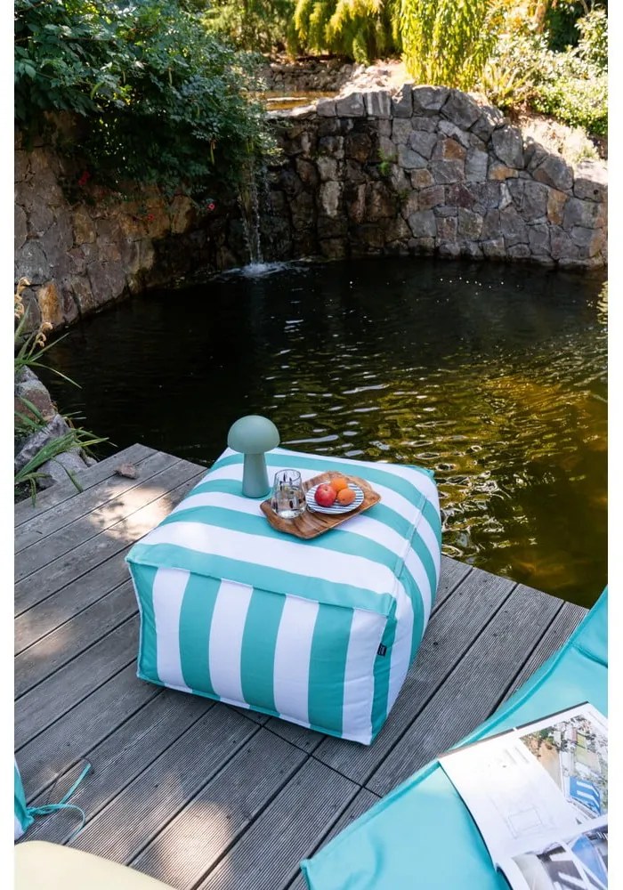 Fehér-zöld kerti babzsák – Bonami Essentials