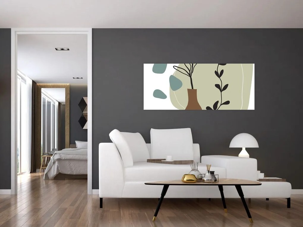Kép - Virágok vázában N⁰2 (120x50 cm)