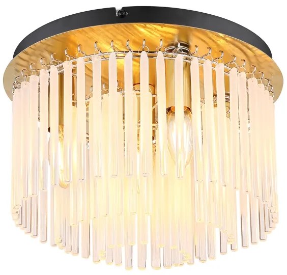 Globo 15698DM - GORLEY mennyezeti lámpatest 5xE14/40W/230V, Ø 32 cm, arany