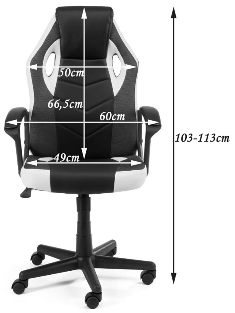 Gamer szék F4G FG-19, narancssárga.