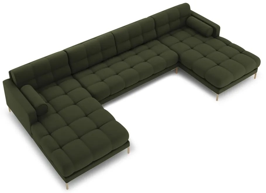 Zöld sarokkanapé (U alakú) Bali – Cosmopolitan Design