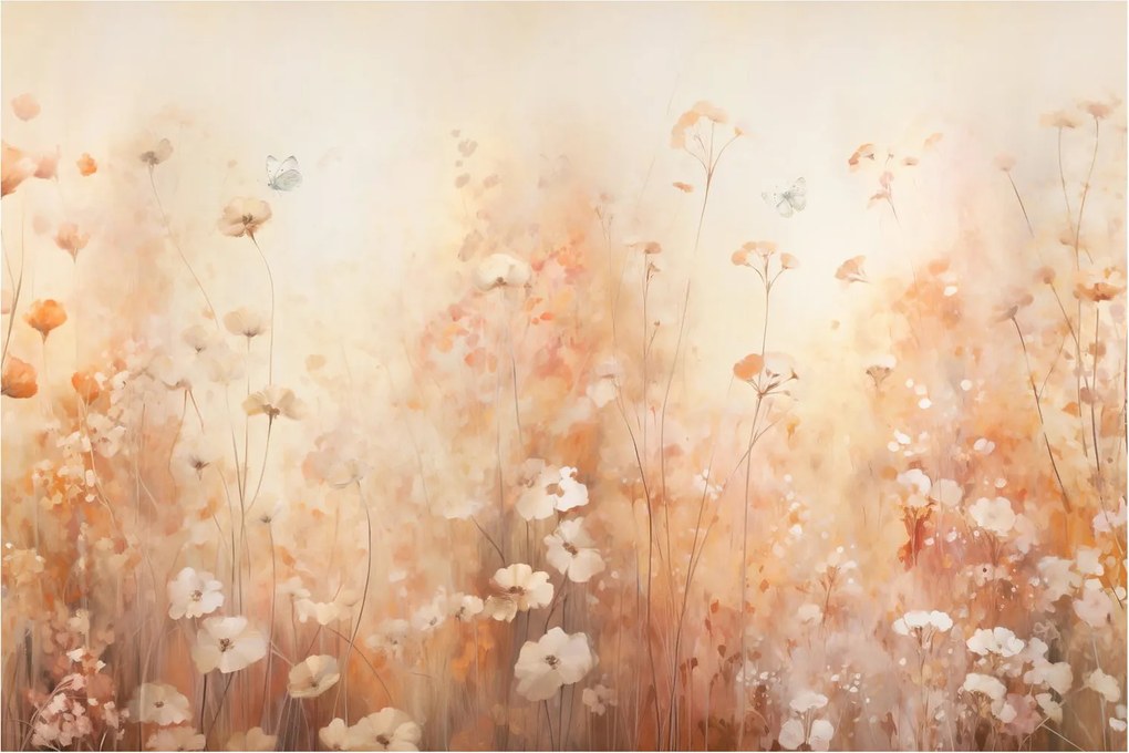Kép - Vadvirágok mintája (90x60 cm)