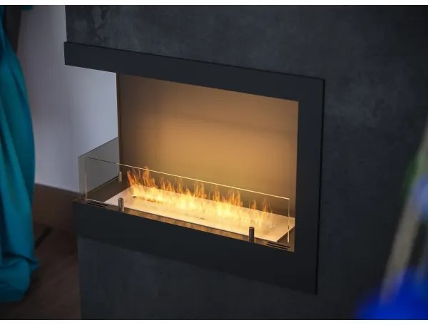 InFire - Sarok BIO kandalló 45x60 cm 3kW fekete