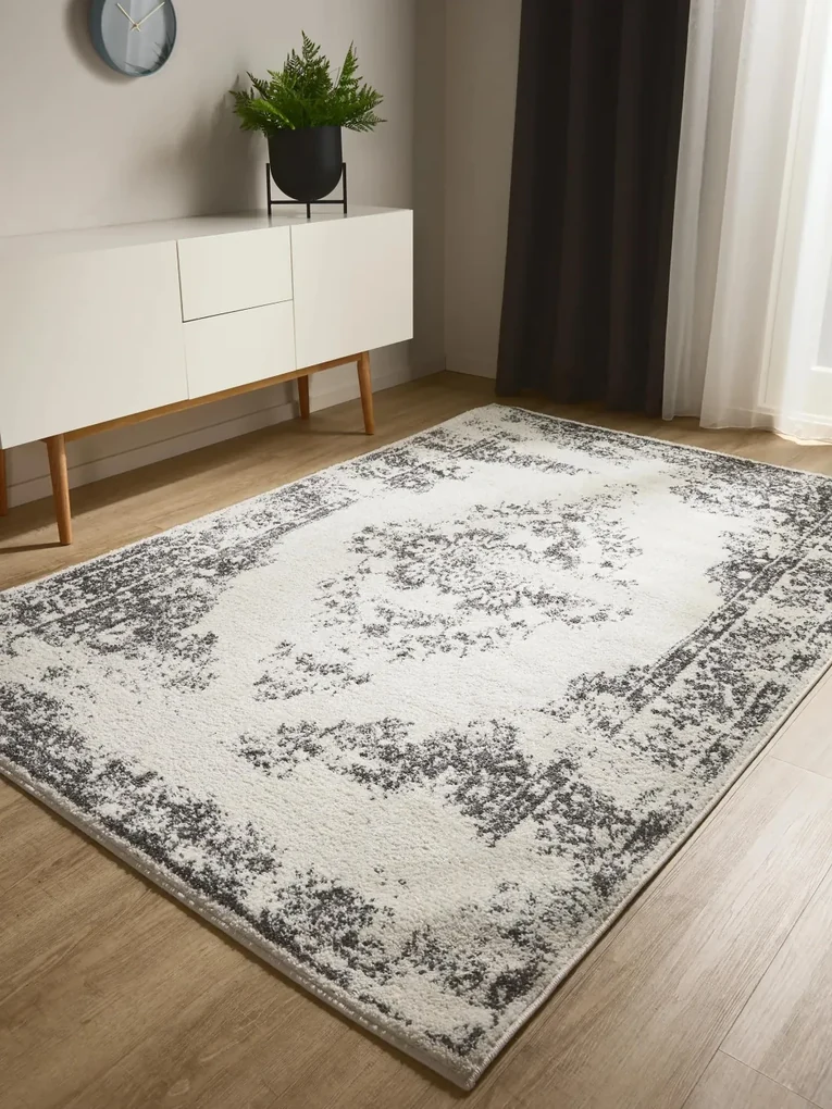 Rug Sia Cream/Grey 60x120 cm | BIANO