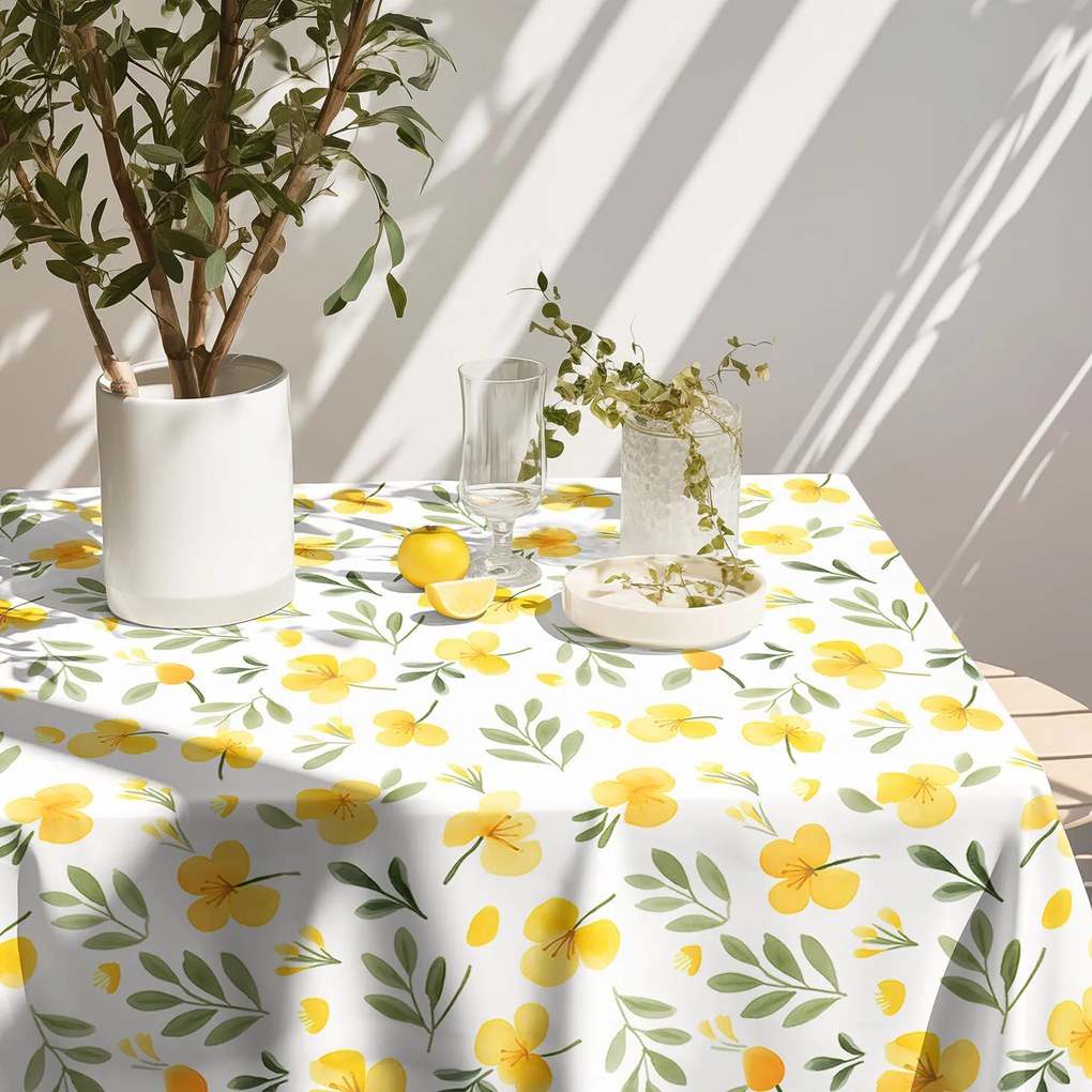 Goldea teflonos asztalterítő - ligetszépe 140 x 220 cm