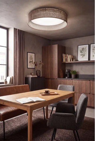 BRILAGI - VELVET SM. VARI dimmelhető LED lámpa 24W/230V 3000-6500K átm. 45 cm barna + távirányító