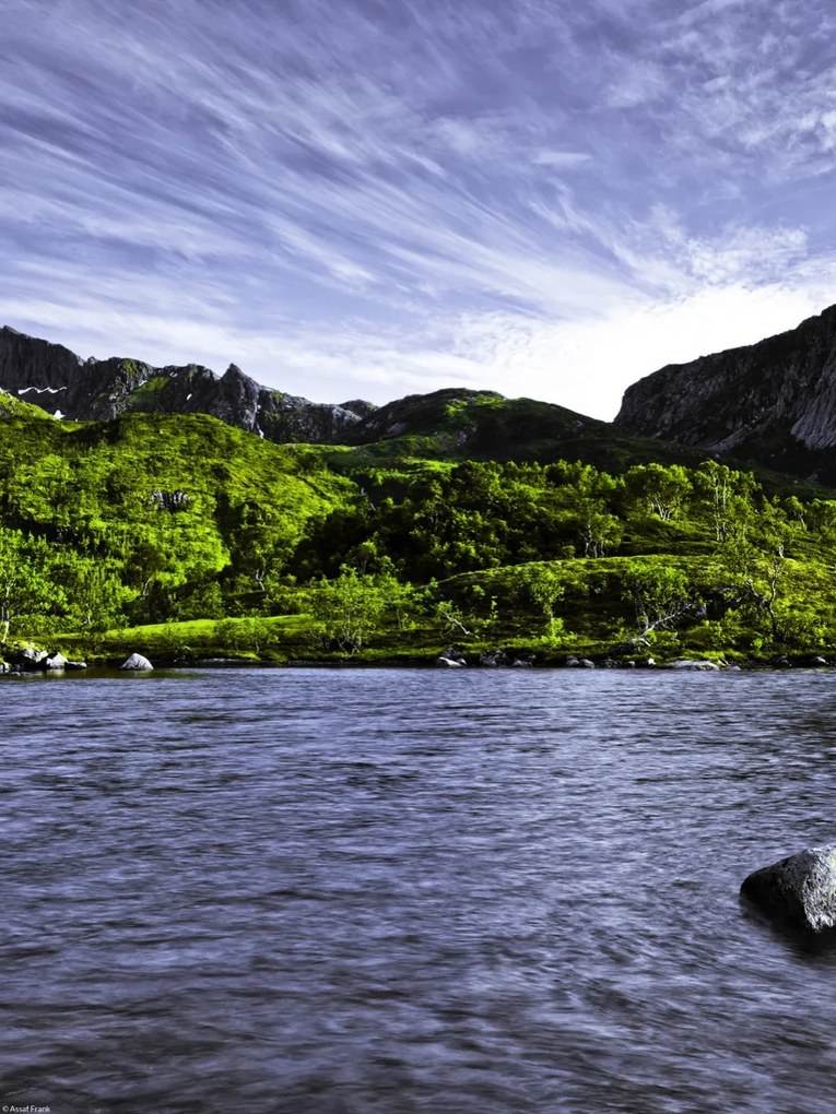 Poszter 30x40cm Hegyvidék a tengerparton 3, Assaf Frank