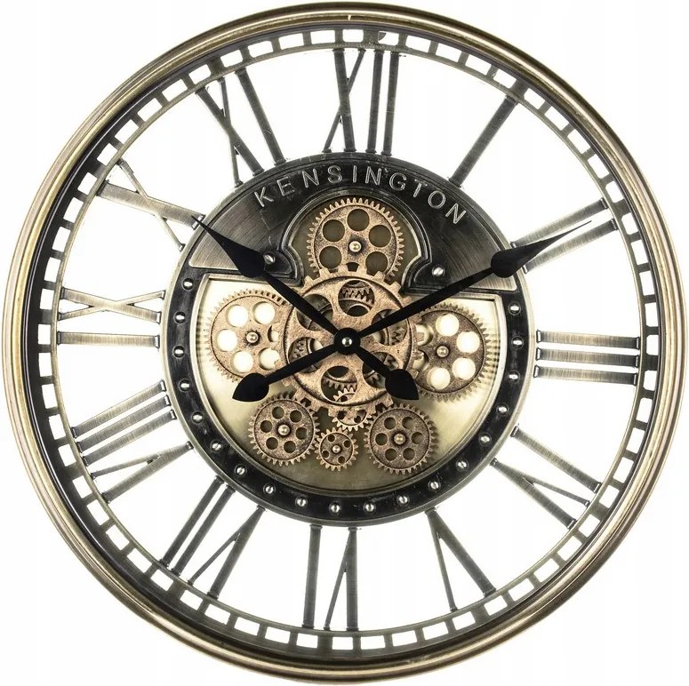 Treviso óra arany fém fali dekoráció