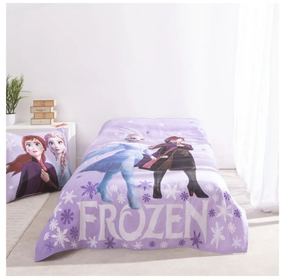 Disney Jégvarázs Magical Frost ágyneműhuzat 140×200cm, 65x65 cm
