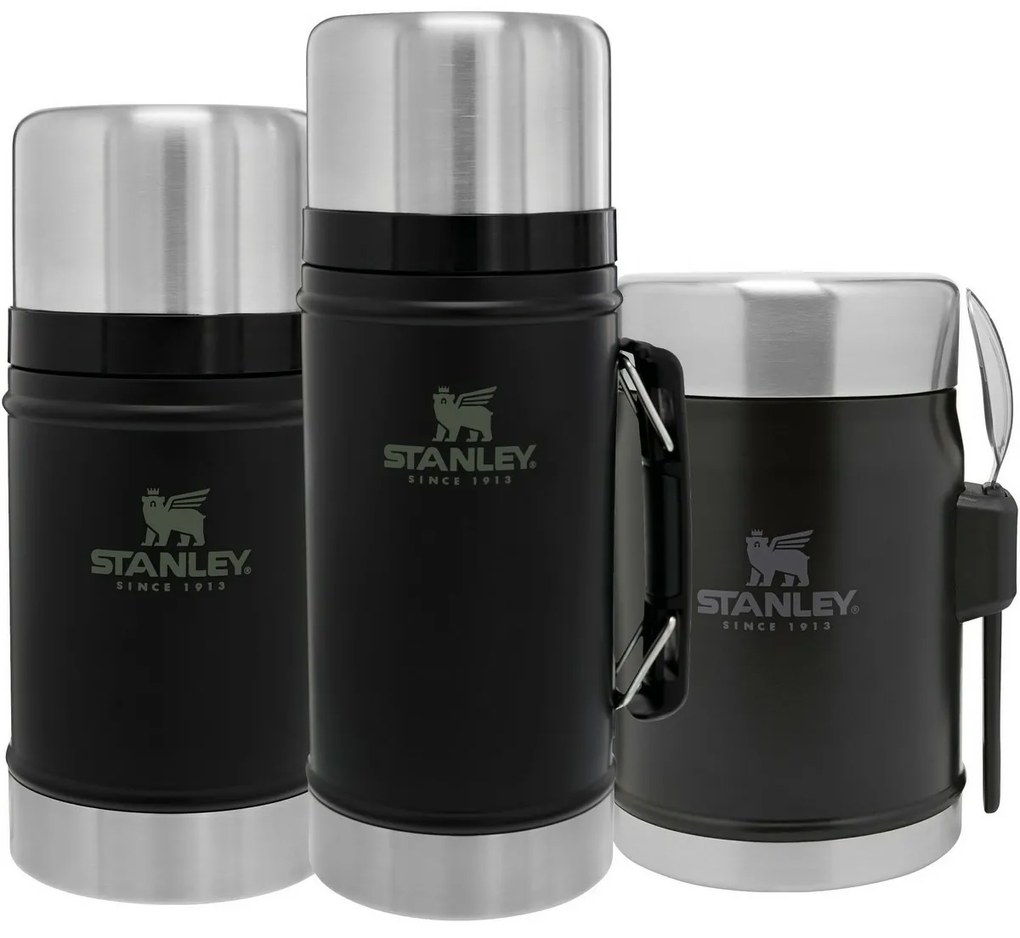 STANLEY Classic series étkezési termosz 940 ml,matt fekete