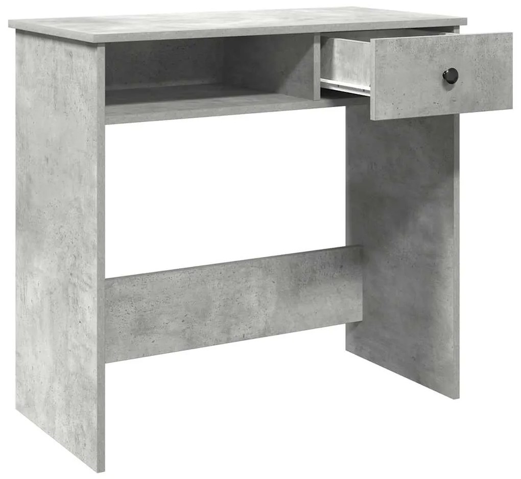 vidaXL betonszürke forgácslap íróasztal 80 x 40 x 75 cm
