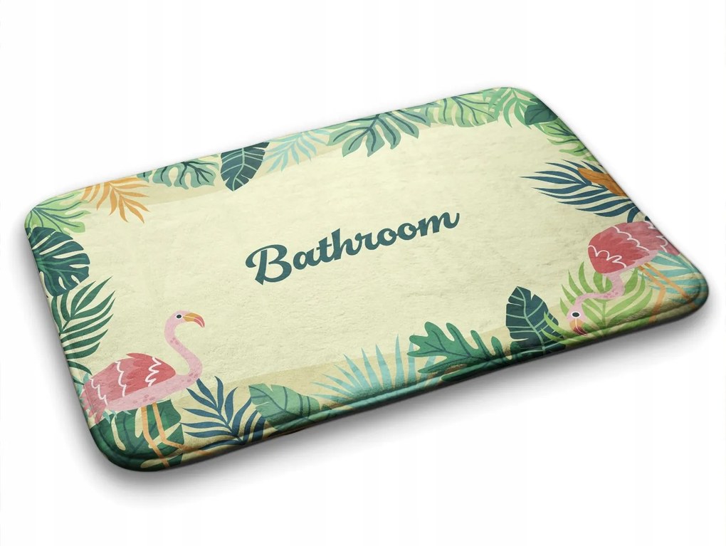 Fürdőszobaszőnyeg Trópusi állatok 90x60