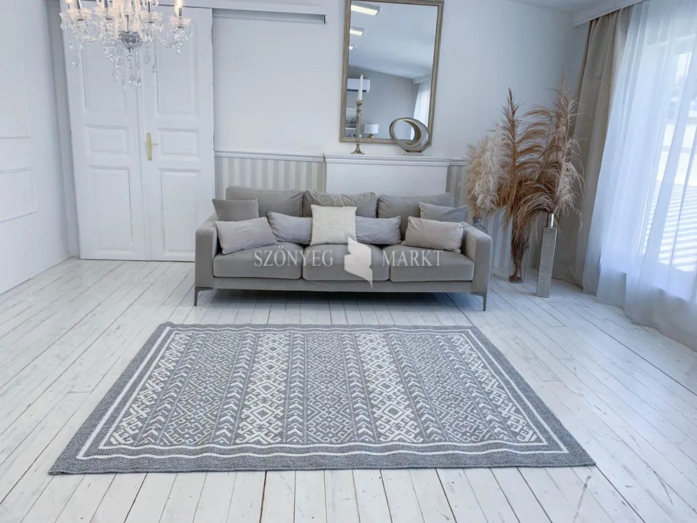 Bouclair szürke ZY023 rongyszőnyeg 160x220cm