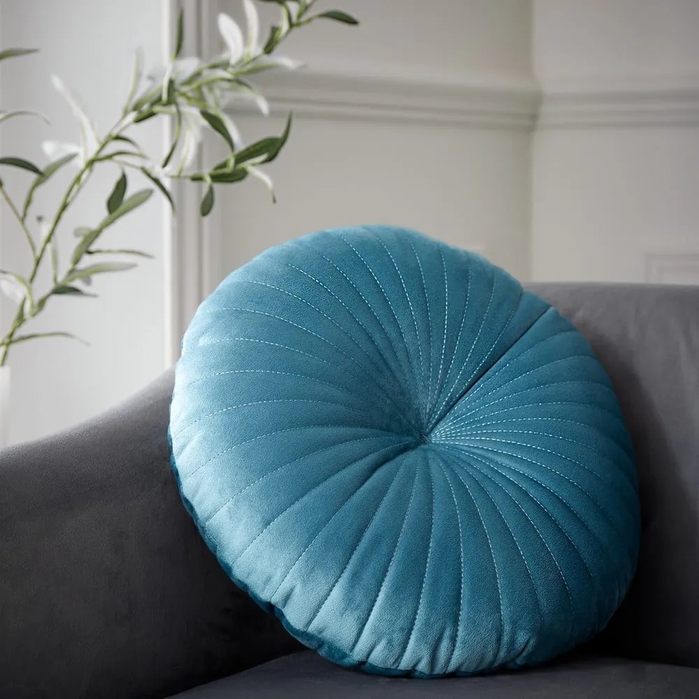 Bársony díszpárna ø 40 cm Round Soft Touch – Catherine Lansfield