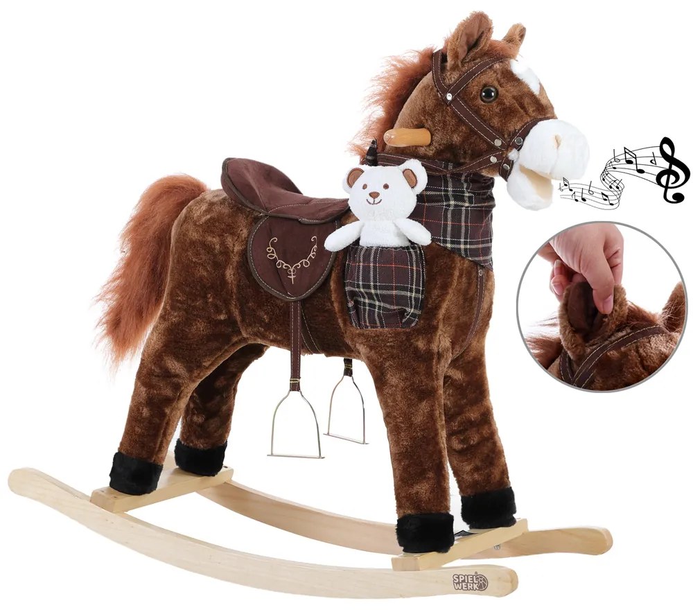 Spielwerk® Gyerek hintaló hangfunkcióval