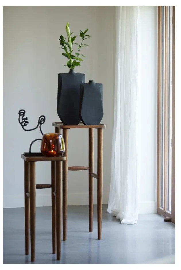 Akácfa tárolóasztal 42x42 cm Qiano – Light &amp; Living