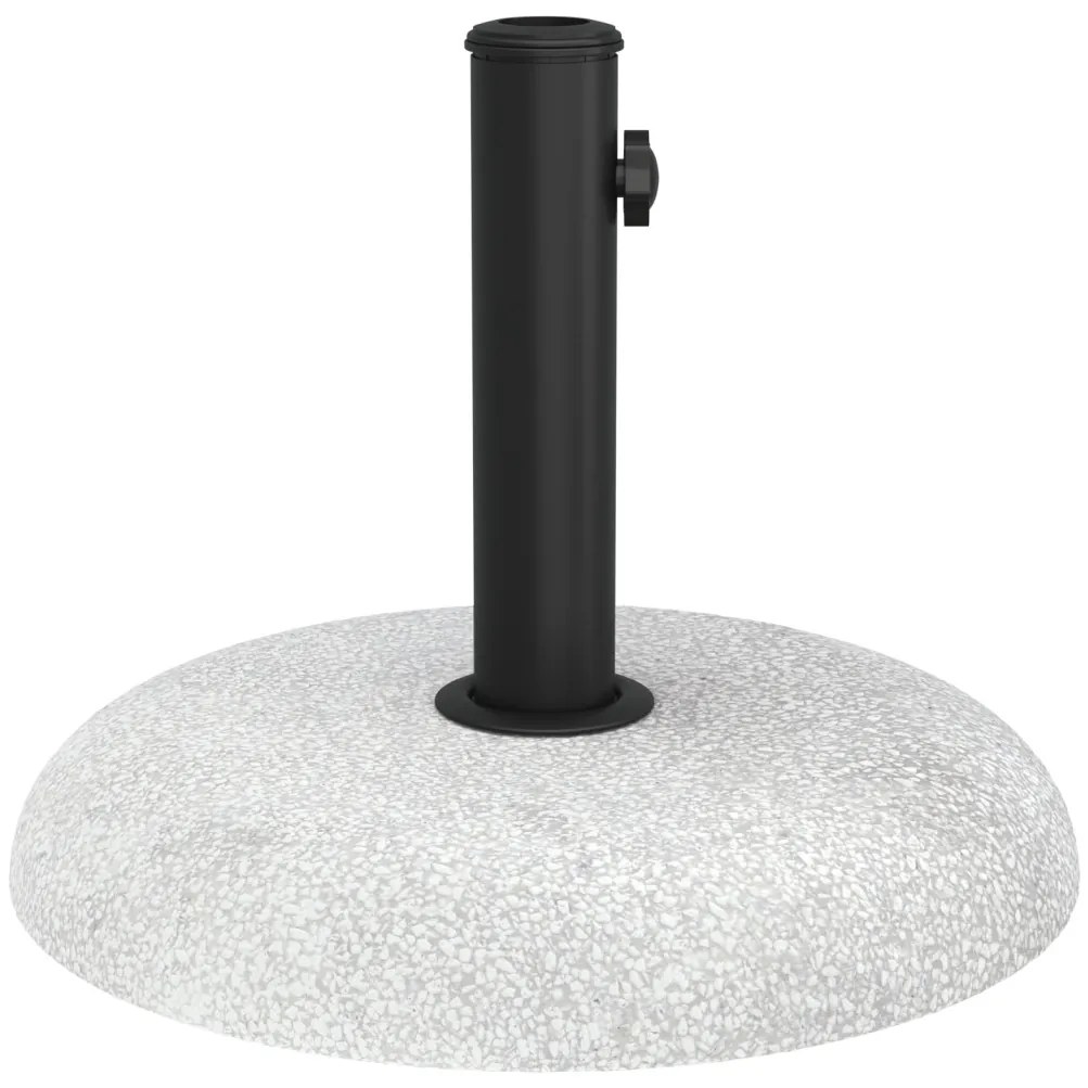 Napernyőalap 37/42/52/58mm oszlopokhoz Világosszürke Beton 20 kg