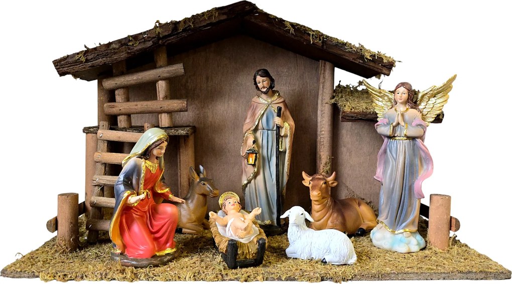 Betlehemi jászol karácsonyi 9 részes RF04553C