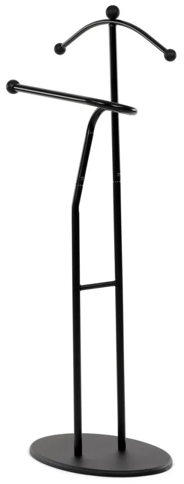 Szobainas fekete színben, magasság 110 cm, tömör kaucsukfa, fekete fém