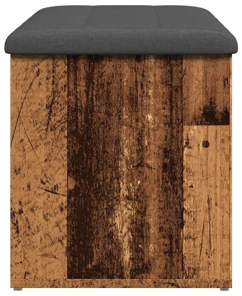 antik fa szerelt fa tárolópad 102x42x45 cm
