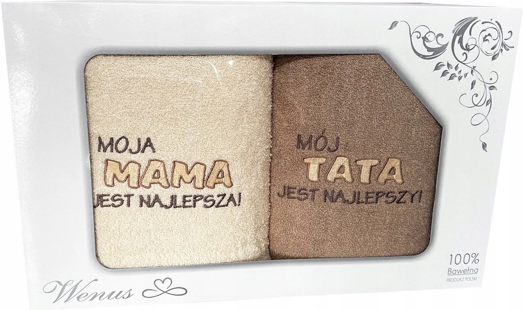 Hímzett törölköző szett 70x140 Anyának És Apának