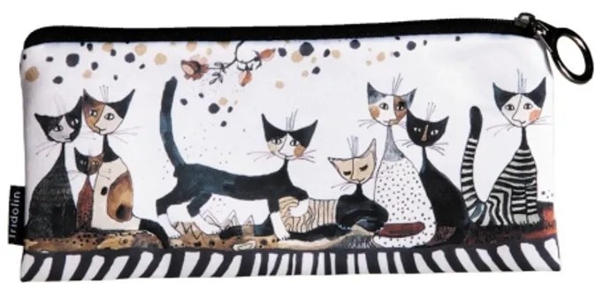 FRI.19014 Tolltartó 19x1,5x9cm,Rosina Wachtmeister:Cats sepia