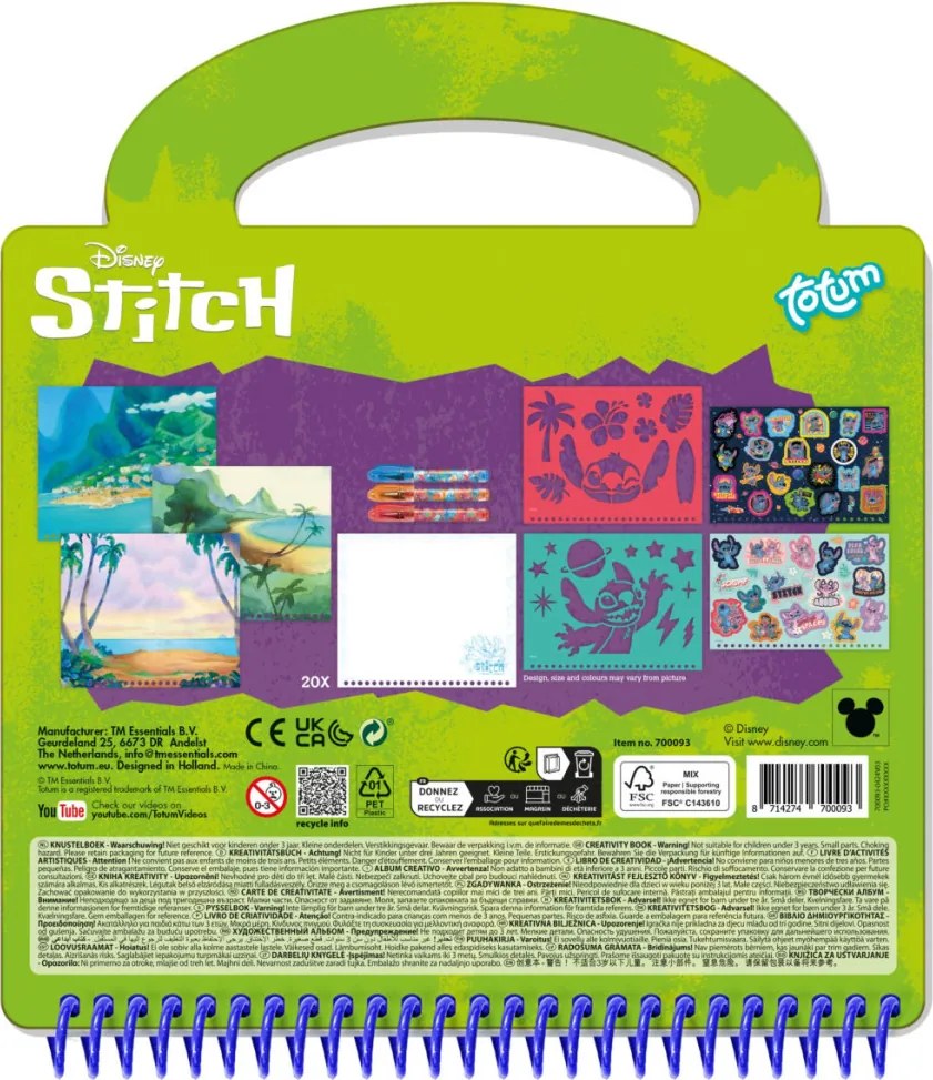 Disney Lilo és Stitch, A csillagkutya Extrovert activity szett