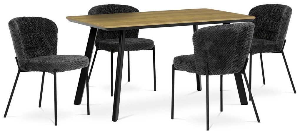 Bouclé CT-W1077 GREY2 étkezőszék szett, 4 db