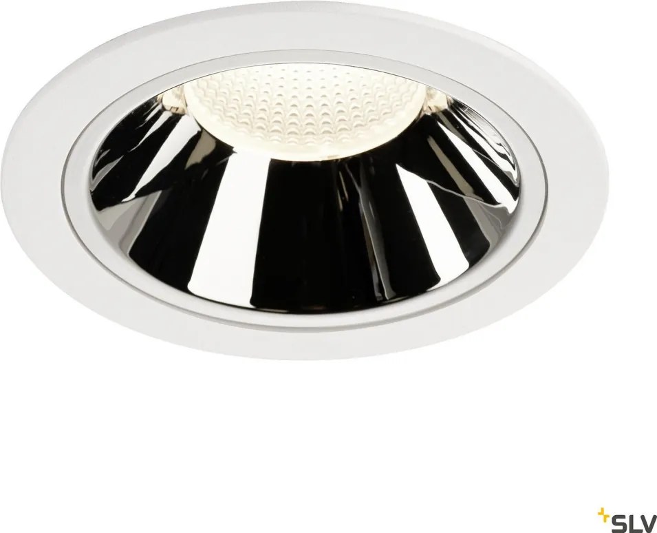 SLV 1004050 NUMINOS DL XL Fürdőszobai Beépíthető Lámpa Fehér, Króm LED IP44