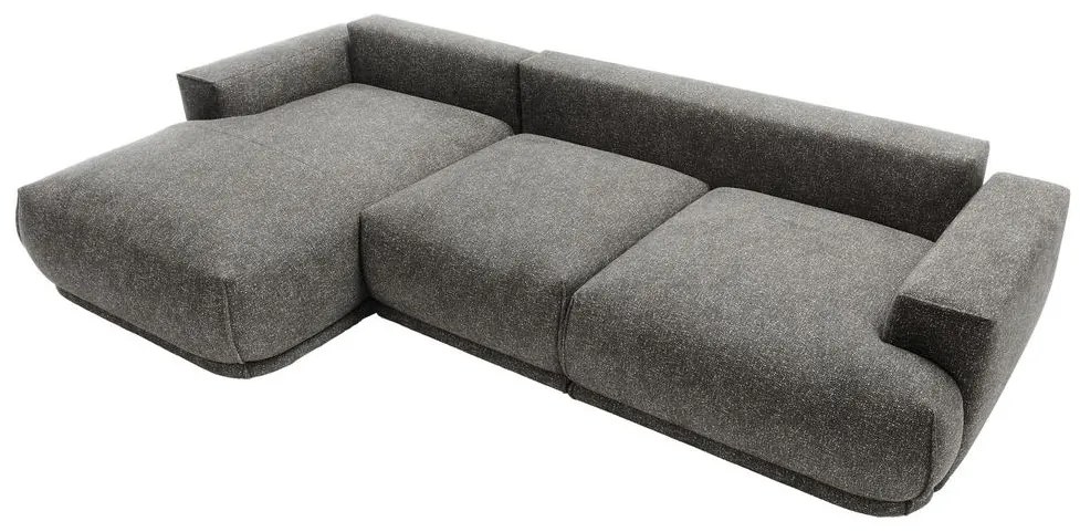 Sarokkanapé Dita (B) (szürke + fekete) . 1100315
