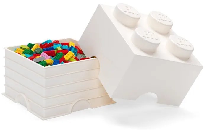 Fehér négyszögletes tárolódoboz - LEGO®