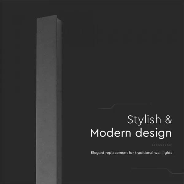 LED Kültéri fali lámpa LED/10W/230V 3000K IP65 fekete