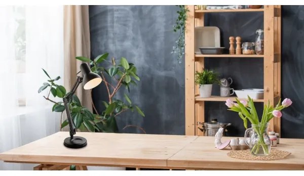 GLOBO 24880 - FAMOUS asztali lámpa 1xE27/40W