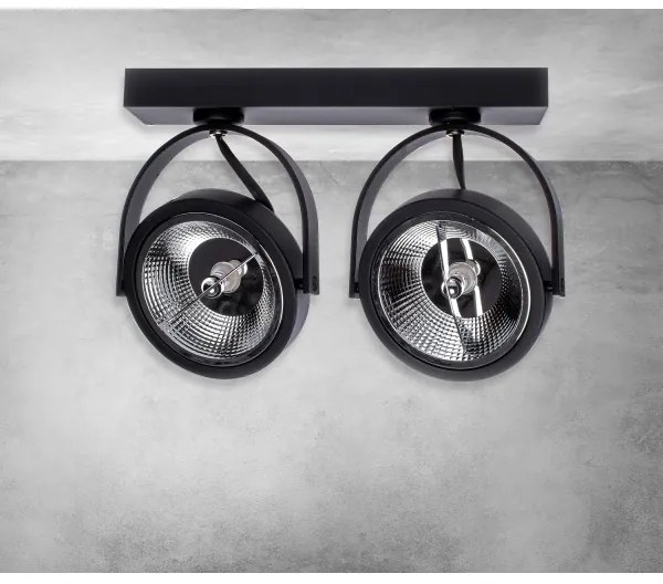 Spotlámpa LUGAR 2xAR111 - GU10/25W/230V