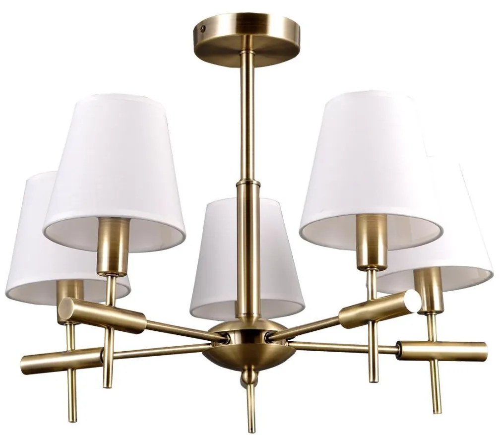 ITALUX MD38482-5 - Csillár rúdon BALTER 5xE14/40W/230V