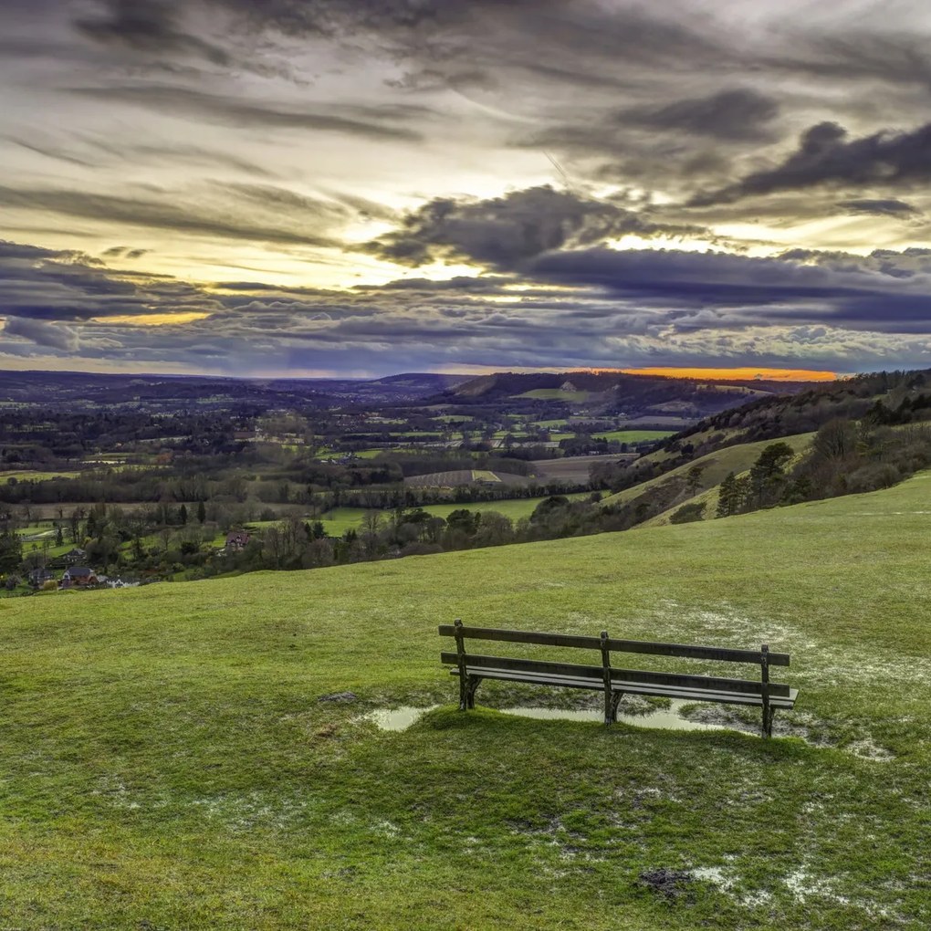 Poszter 80x80cm Reigate Hill, Assaf Frank