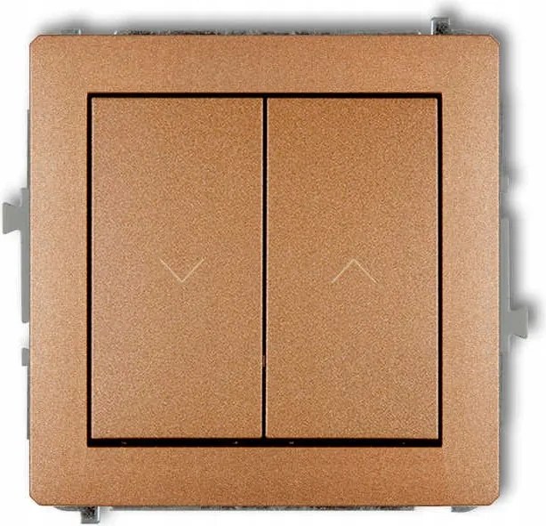 Arany színű redőnykapcsoló 8DWP-8 Deco Karlik