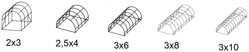 Kerti fóliaház/fóliasátor 3x6m UV filterrel PREMIUM