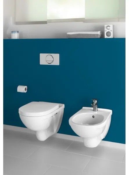 Villeroy & Boch 5660HR01 - O.NOVO függesztett WC SoftClose ülőkével, kerámia/fehér