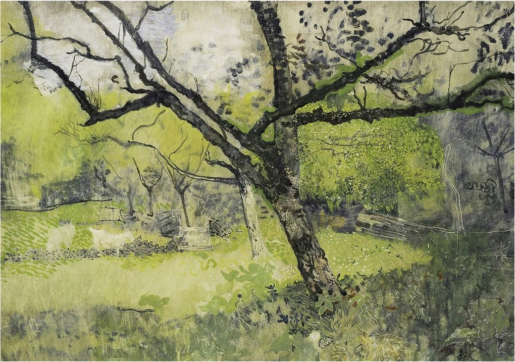 Flizelin fotótapéta Flizelin Design Tavaszi park 312x219 Ragasztó