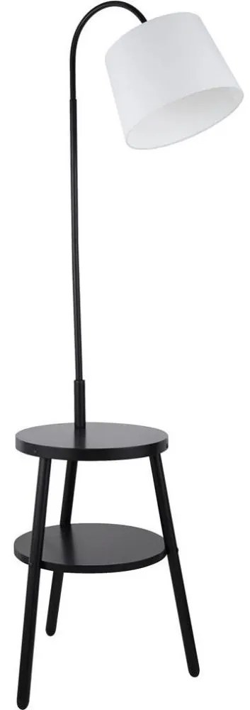 Searchlight EU74730BK - Állólámpa RIDGE 1xE27/10W/230V fekete