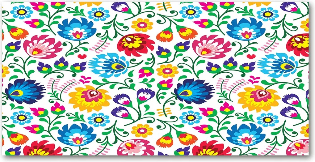 Fotó kép edzett üveg Etnikai minta 140x70