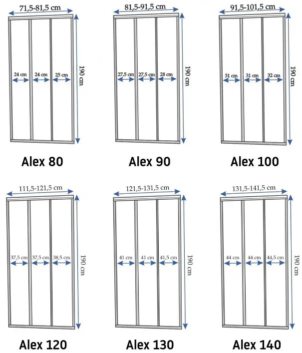 Zuhanyajtó Rea Alex 120