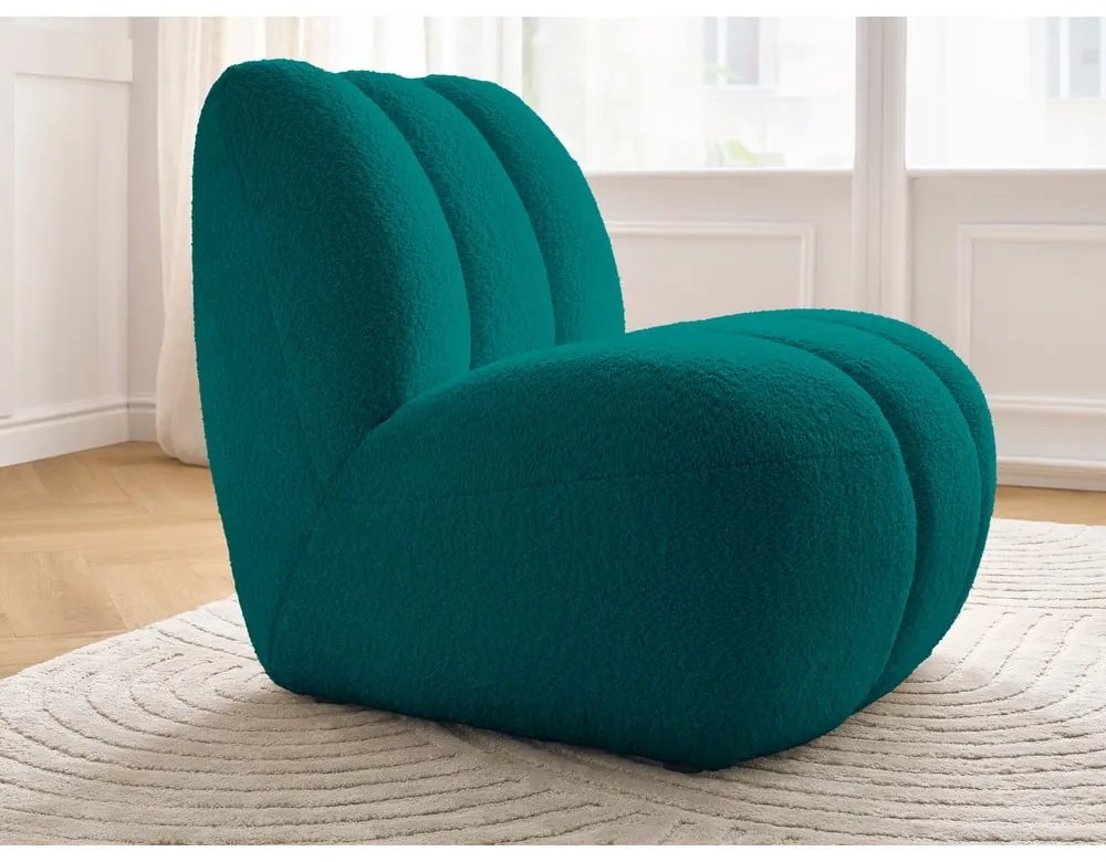 Türkiz buklé fotel Janissaire – Bobochic Paris