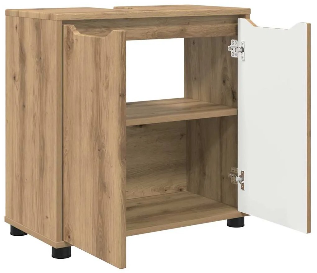 Fürdőszoba mosdószekrény Artisan tölgy 60 x 30 x 60 cm Faanyag