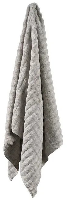 Világosszürke pamut fürdőlepedő 70x140 cm Inu – Zone
